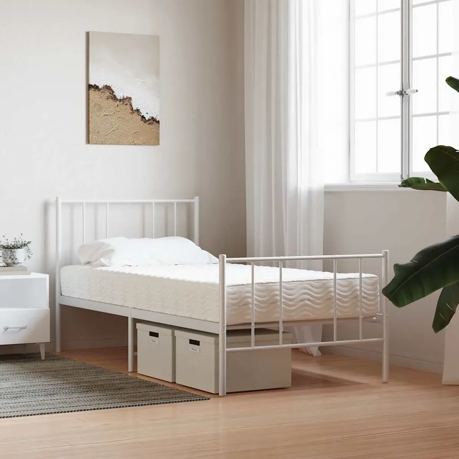Matelas en mousse pour enfants blanc 80x160 cm dureté H2 H3 - 2