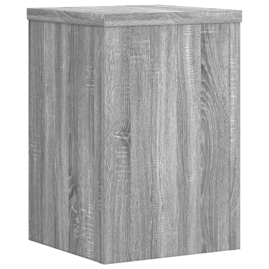 Supports pour plantes 2 pcs sonoma gris bois d'ingénierie - 3