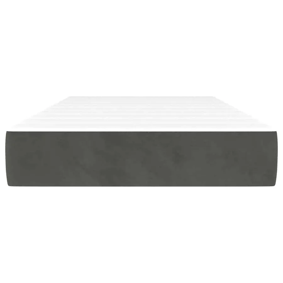Matelas à ressorts ensachés 90 x 210 cm Gris foncé - 3