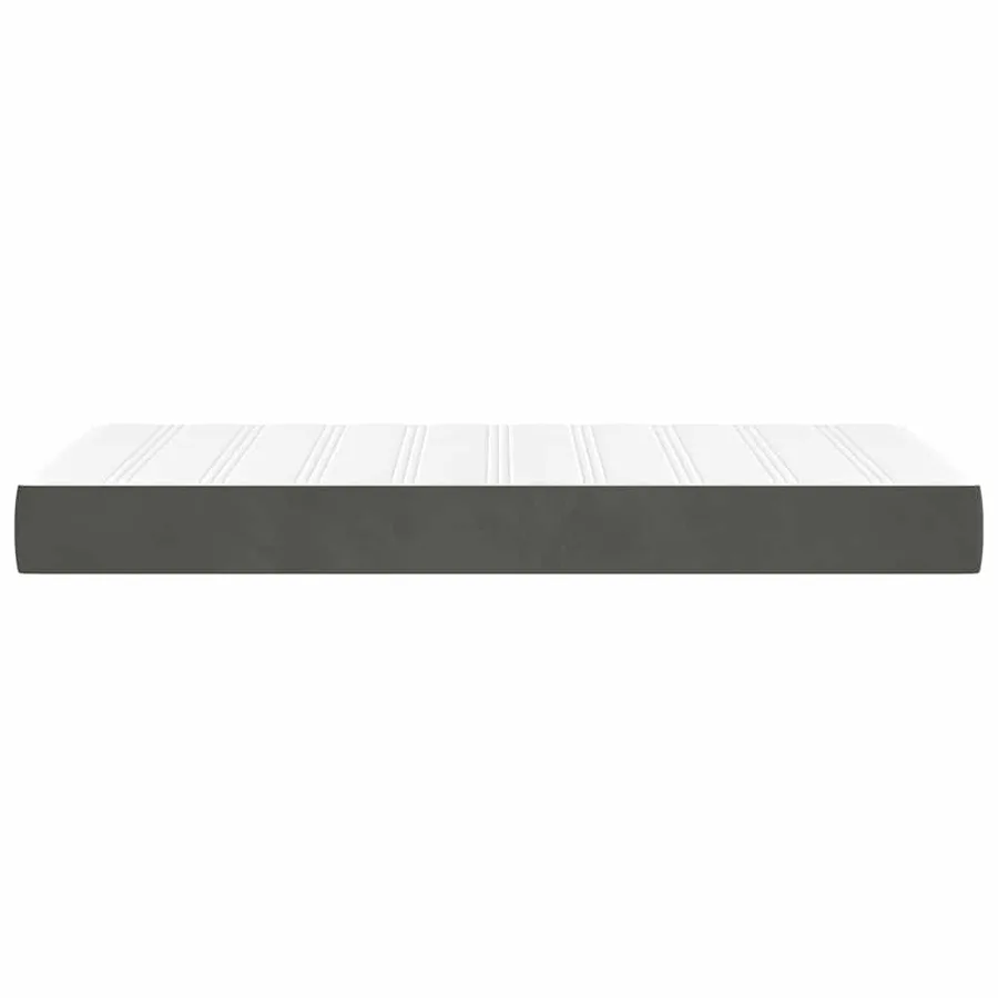 Matelas à ressorts ensachés 90 x 210 cm Gris foncé - 4