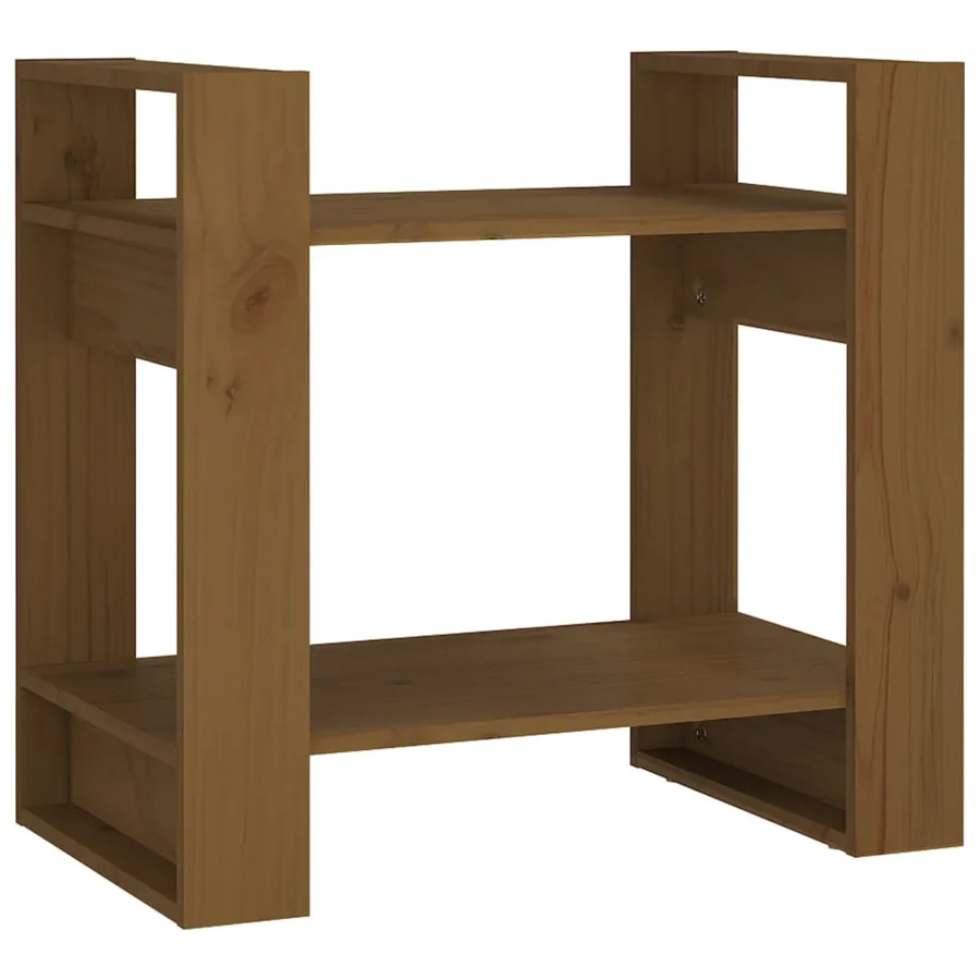 Bibliothèque/Cloison Marron miel 60x35x57 cm Bois massif - 2