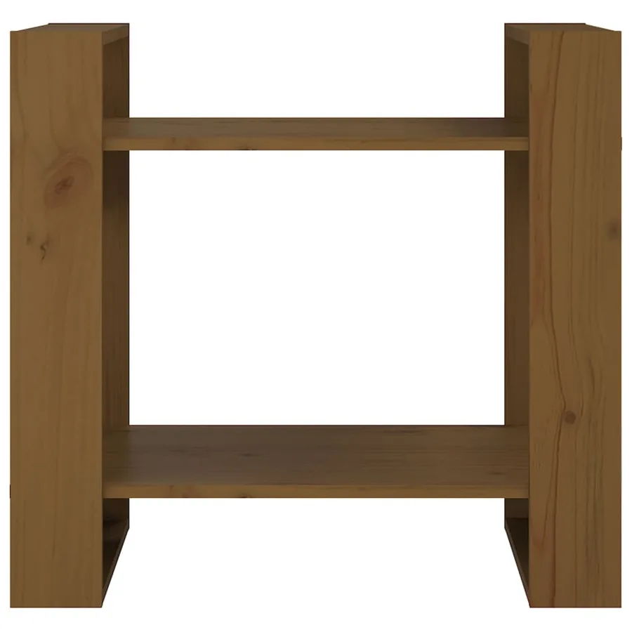 Bibliothèque/Cloison Marron miel 60x35x57 cm Bois massif - 3