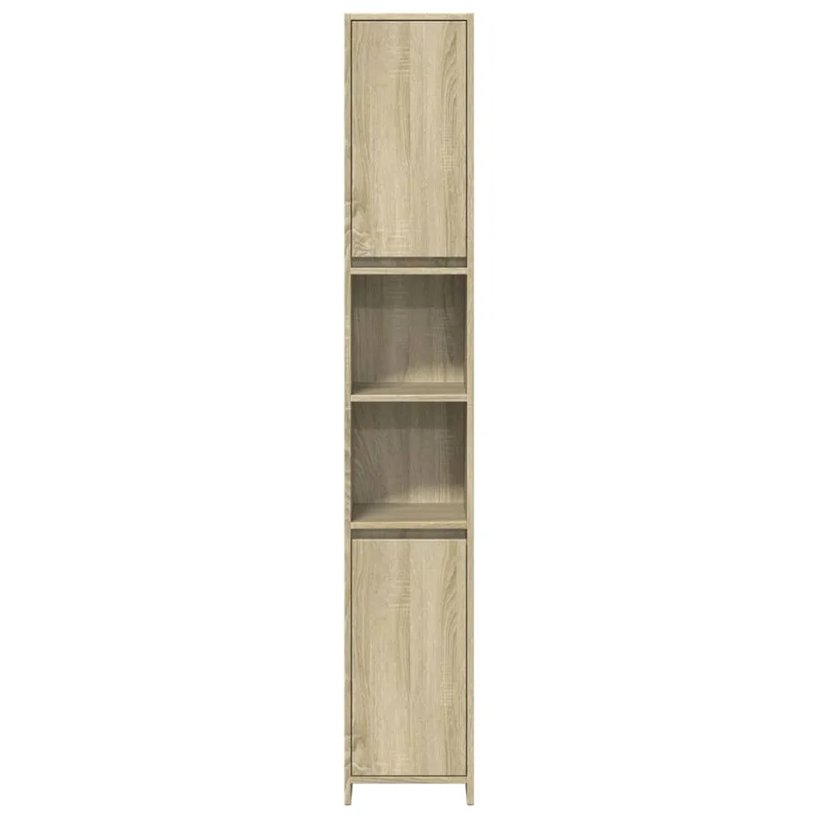 Ensemble de meubles de salle de bain 3 pcs chêne sonoma - 6