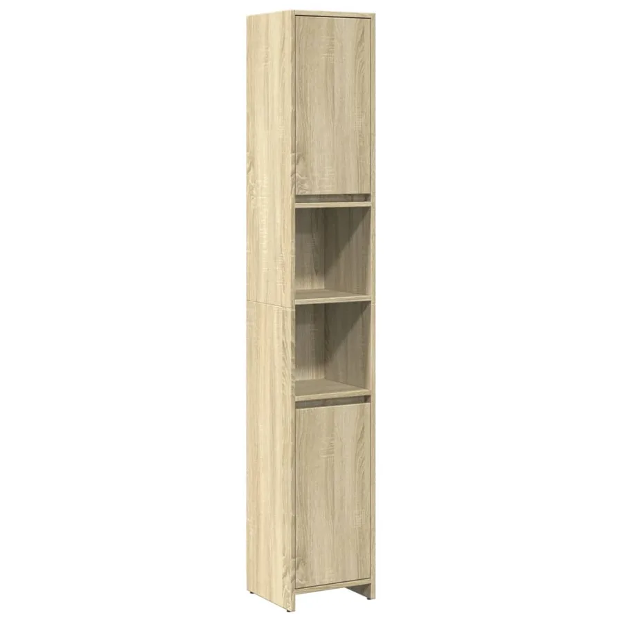 Ensemble de meubles de salle de bain 3 pcs chêne sonoma - 7
