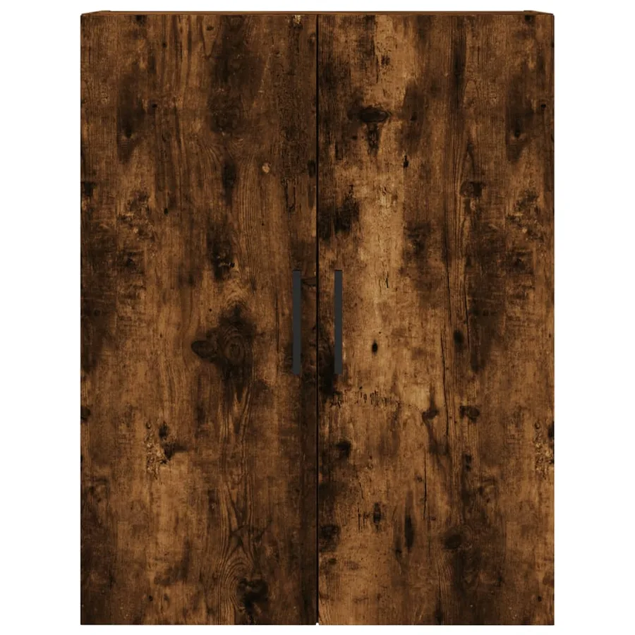 Buffet haut Chêne fumé 69,5x34x180 cm Bois d'ingénierie - 6