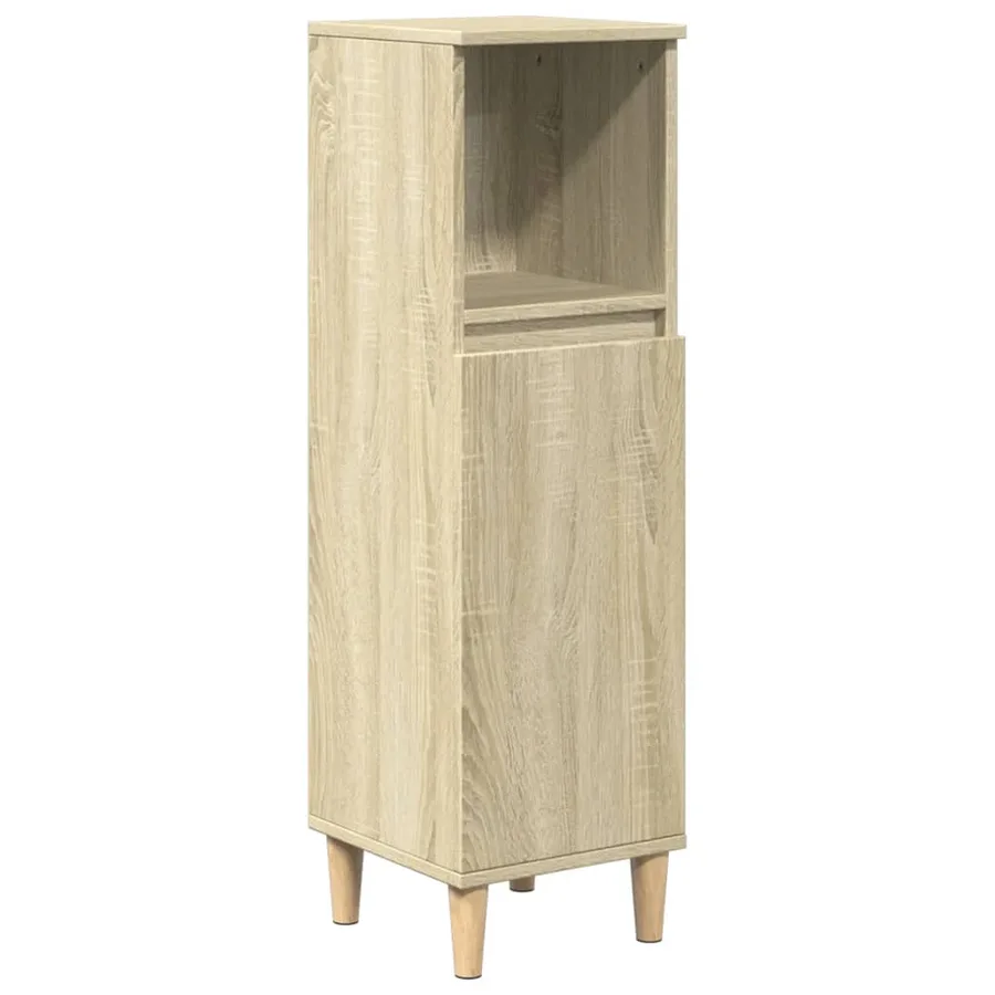 Ensemble de meubles de salle de bain 3 pcs chêne sonoma - 6
