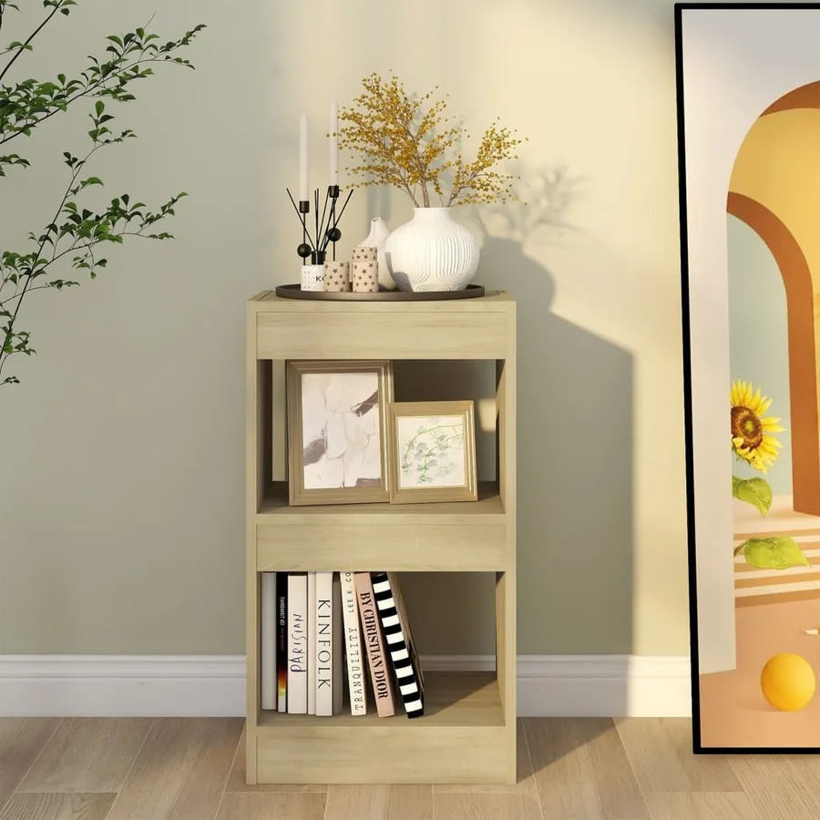 Bibliothèque/Séparateur de pièce Chêne Sonoma 40x30x72 cm - 5