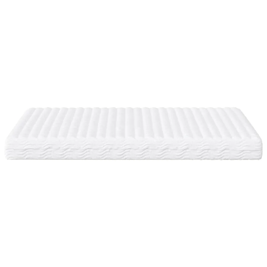 Matelas en mousse blanc 160x210 cm dureté H2 H3 - 4