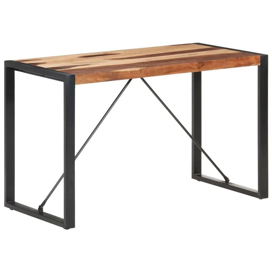 Table à manger 120x60x75 cm Bois massif - 9