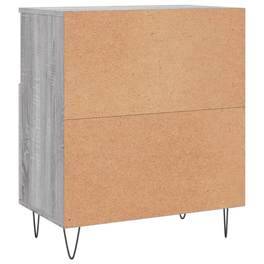 Buffets 3 pcs Sonoma gris Bois d'ingénierie - 8