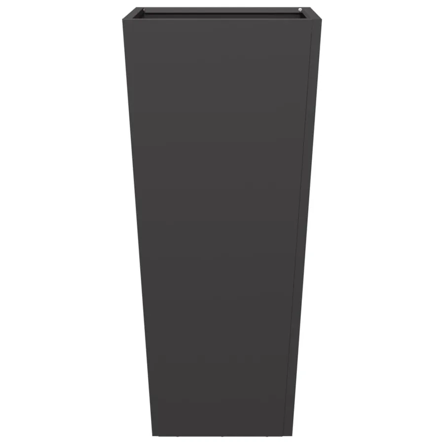Jardinières 2 pcs noir 35x35x75 cm acier - 6