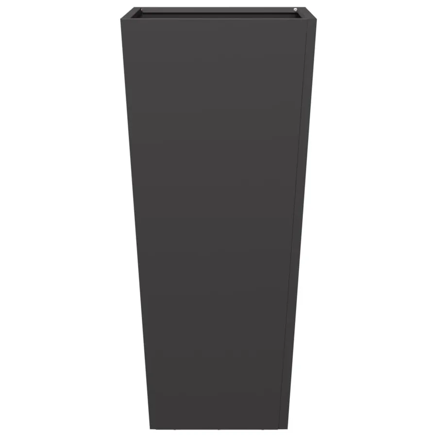 Jardinières 2 pcs noir 35x35x75 cm acier - 7