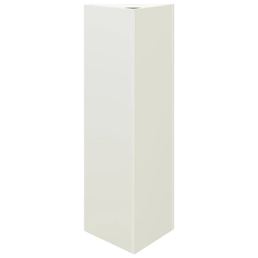 Jardinières 2 pcs blanc triangulaire 30x26x75 cm acier - 5