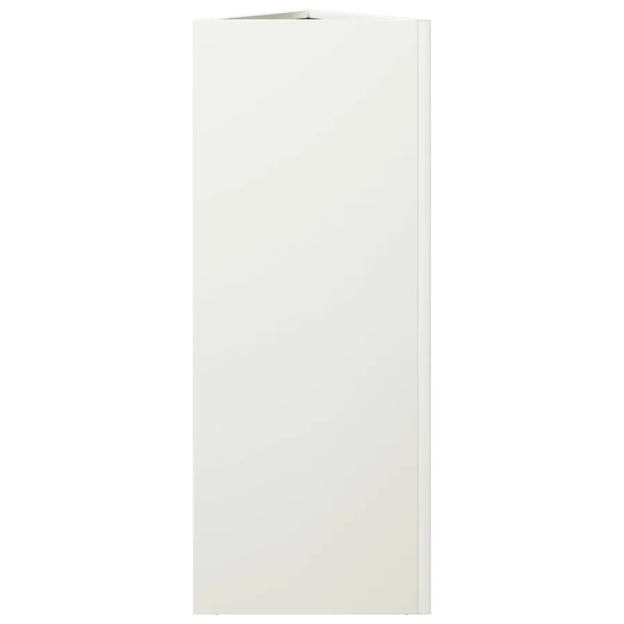 Jardinières 2 pcs blanc triangulaire 30x26x75 cm acier - 7