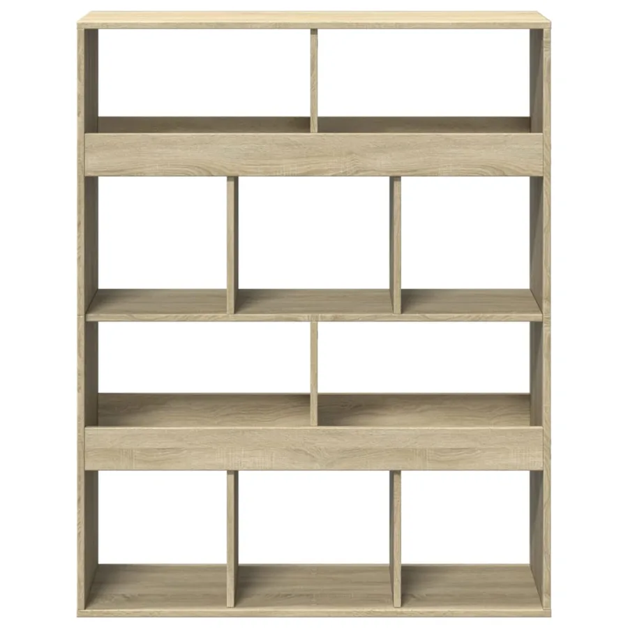 Bibliothèque chêne sonoma 100x33x125,5 cm bois d'ingénierie - 4