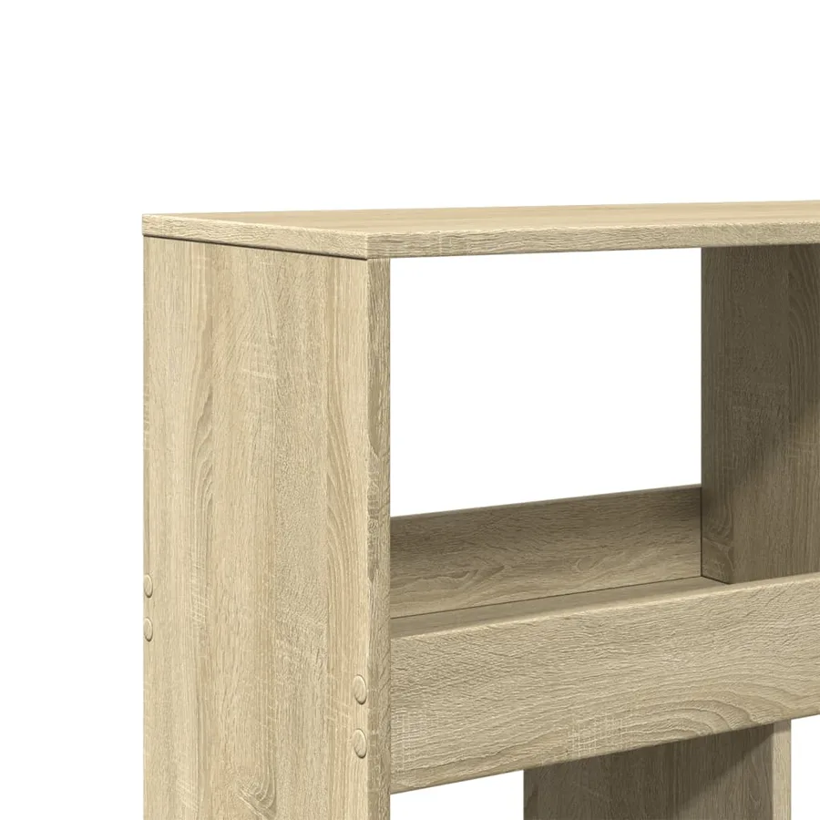 Bibliothèque chêne sonoma 100x33x125,5 cm bois d'ingénierie - 7