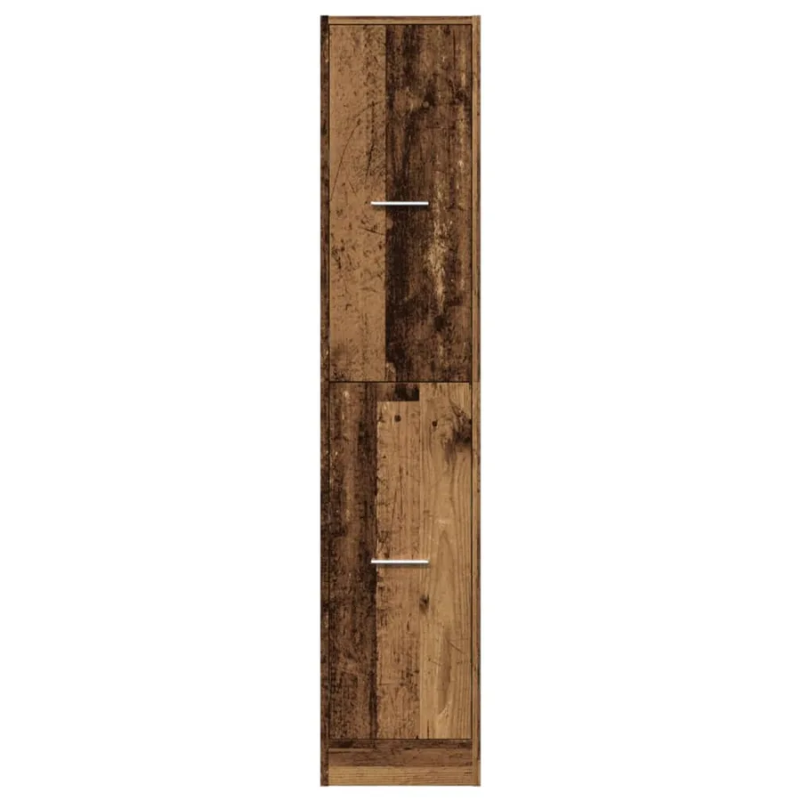Armoire d'apothicaire vieux bois 30x41x144,5 cm bois ingénierie - 5