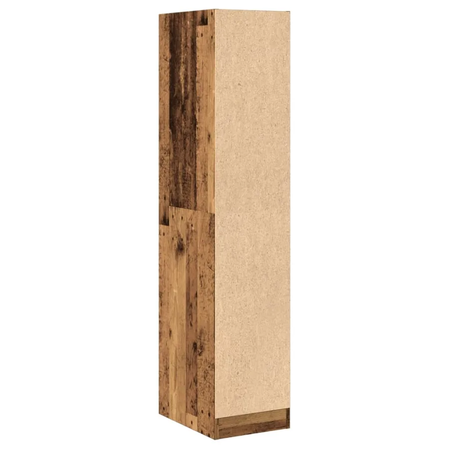 Armoire d'apothicaire vieux bois 30x41x144,5 cm bois ingénierie - 6