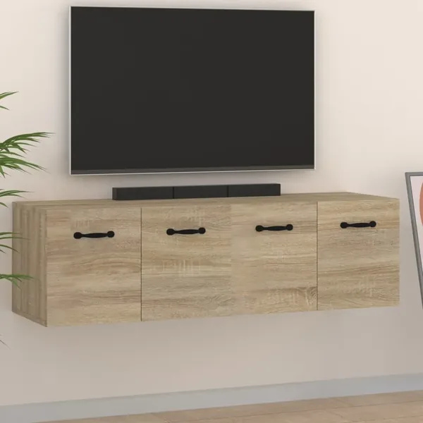 Armoires murales 2 pcs Chêne sonoma 80x35x36,5 cm Bois