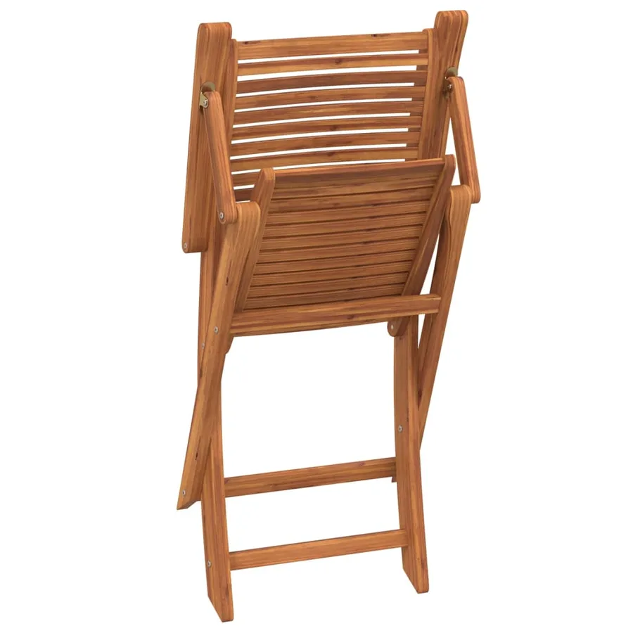 Chaises pliantes de jardin avec accoudoir lot de 2 - 7