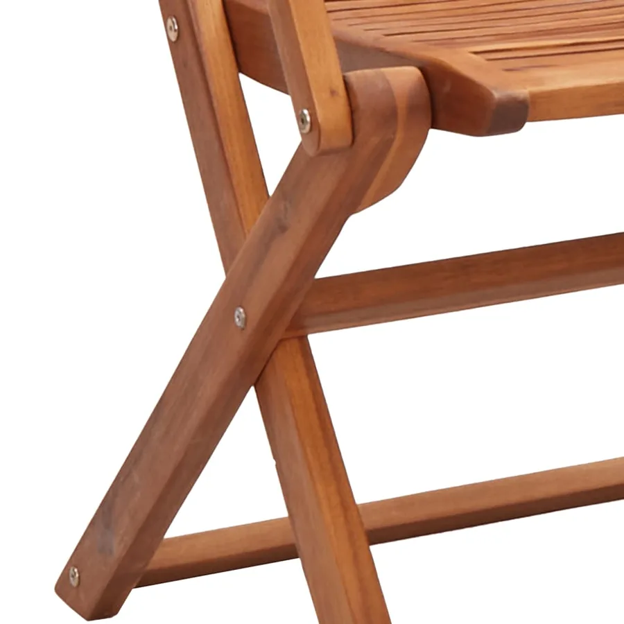 Chaises pliantes de jardin avec accoudoir lot de 2 - 8