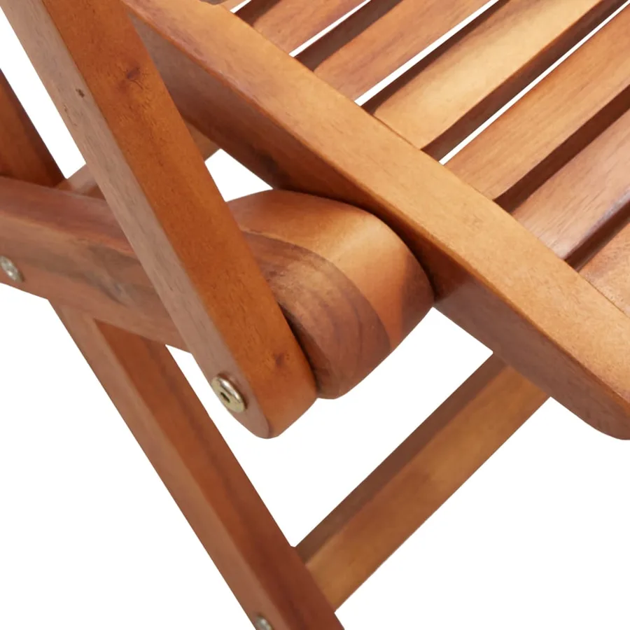 Chaises pliantes de jardin avec accoudoir lot de 2 - 9
