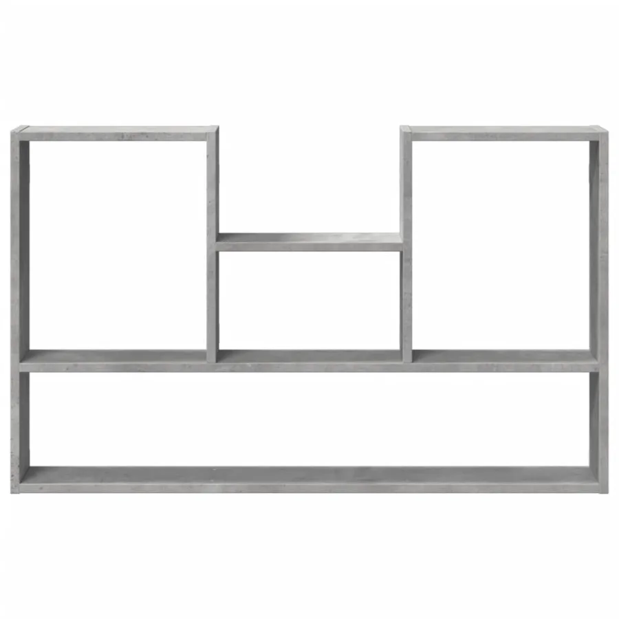 Étagère murale gris béton 99x15x60 cm bois d'ingénierie - 4