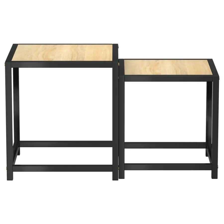 Tables à thé 2 pcs MDF Chêne sonoma - 3