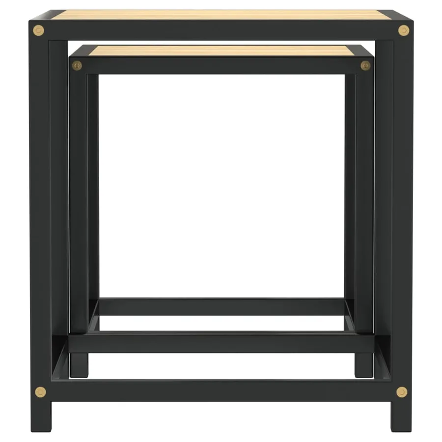 Tables à thé 2 pcs MDF Chêne sonoma - 4