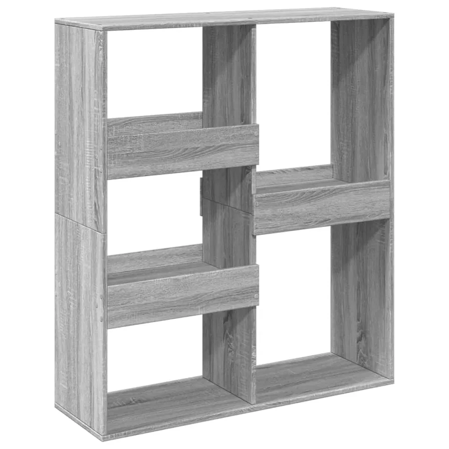 Cloison de séparation sonoma gris 100x33x115 cm bois ingénierie - 2