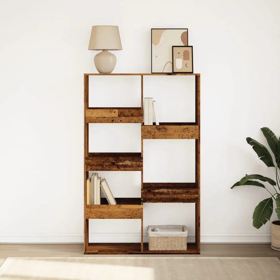 Bibliothèque vieux bois 100x33x155,5 cm bois d'ingénierie - 3