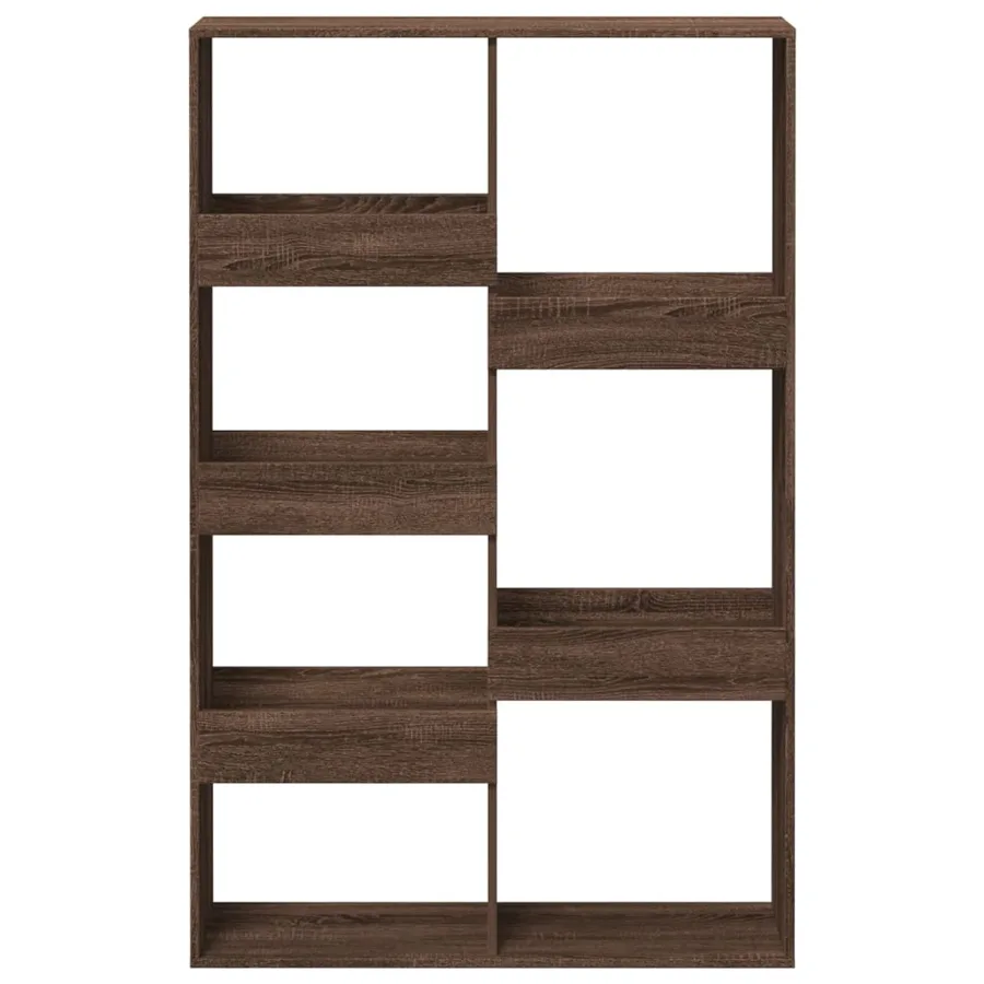 Bibliothèque chêne marron 100x33x155,5 cm bois d'ingénierie - 4