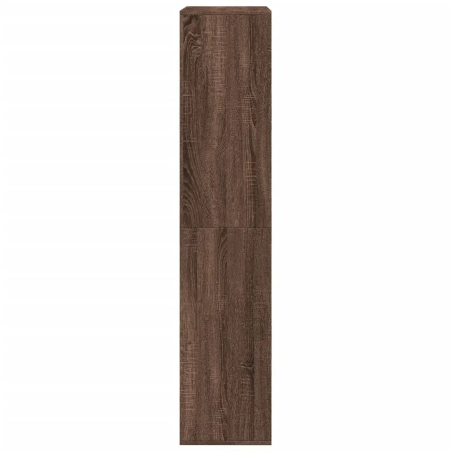 Bibliothèque chêne marron 100x33x155,5 cm bois d'ingénierie - 5