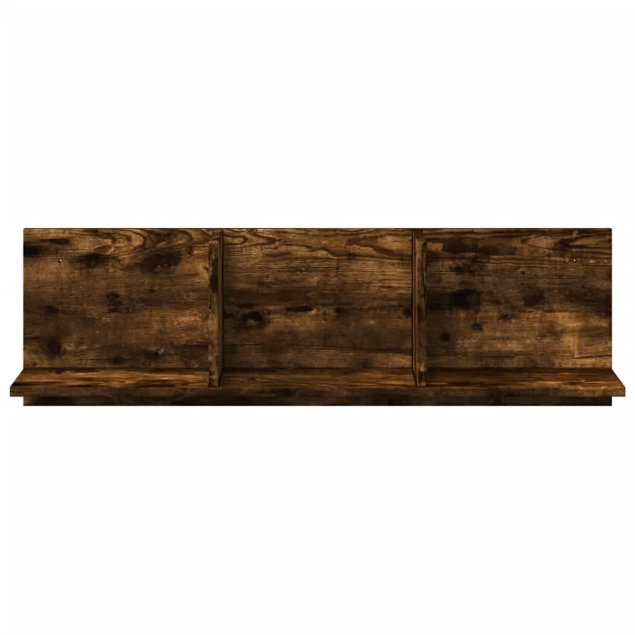 Armoire murale 100x16,5x30 cm chêne fumé bois d'ingénierie - 4