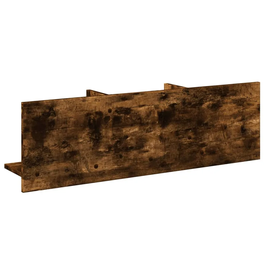 Armoire murale 100x16,5x30 cm chêne fumé bois d'ingénierie - 6