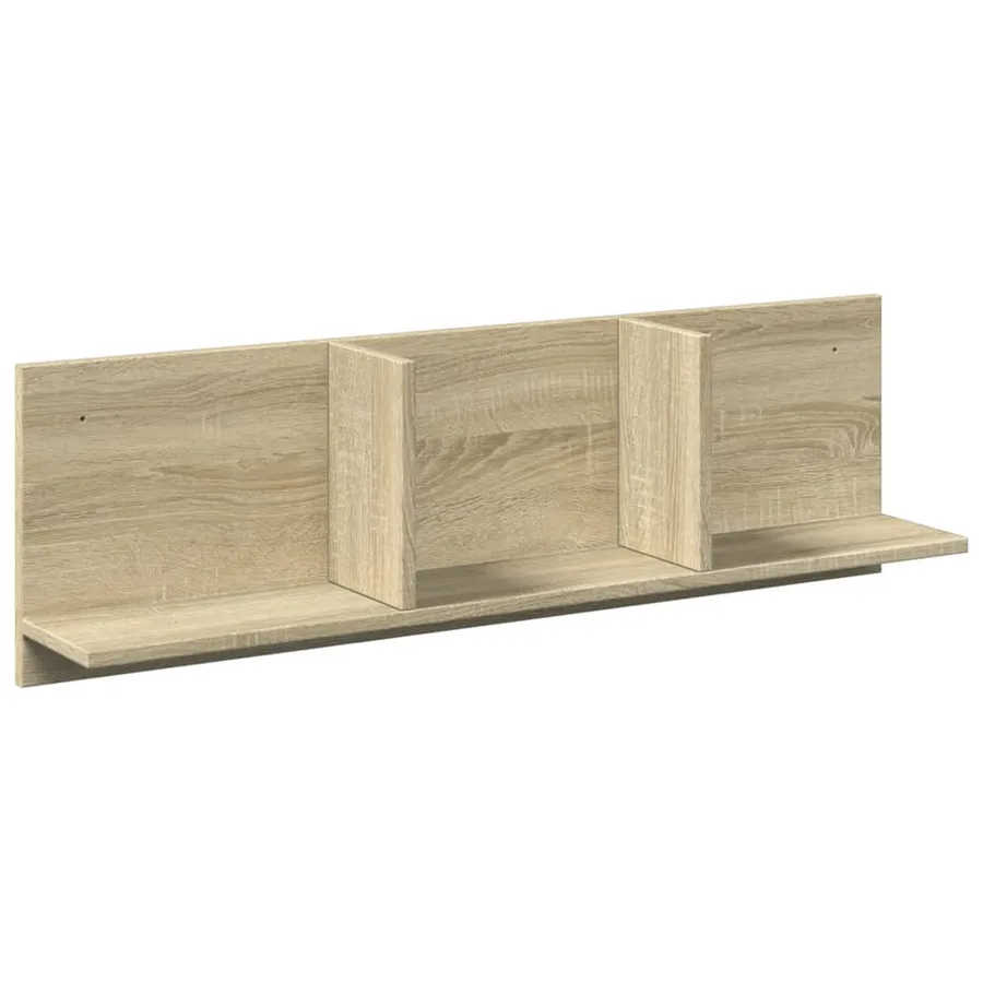 Armoire murale 100x16,5x30 cm chêne sonoma bois d'ingénierie - 2
