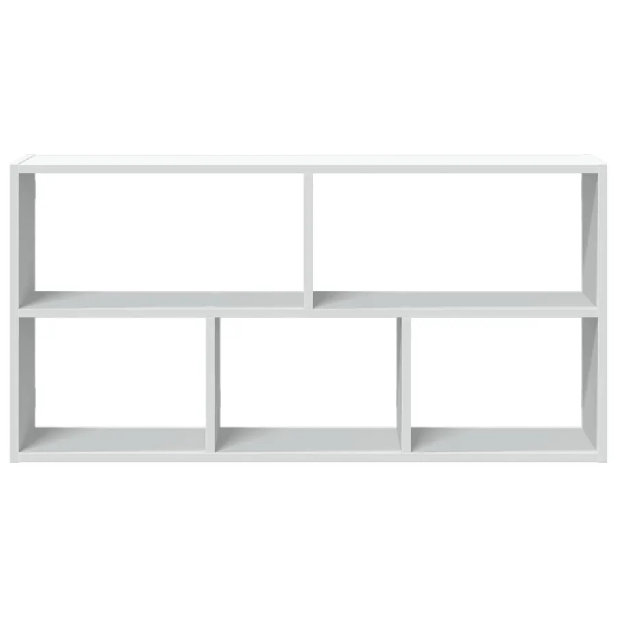 Étagère murale blanc 100x25x50 cm bois d'ingénierie - 4