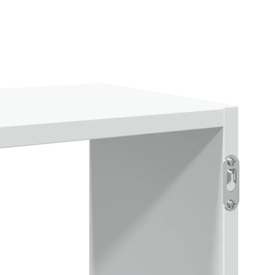 Étagère murale blanc 100x25x50 cm bois d'ingénierie - 9