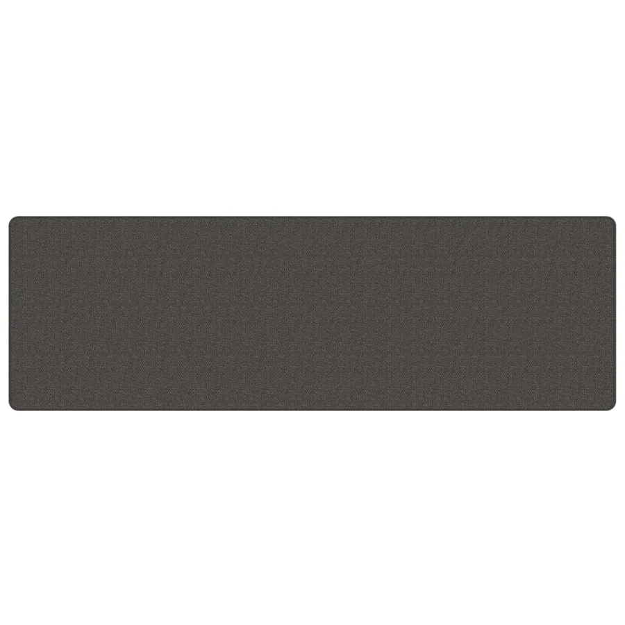 Tapis de couloir aspect sisal anthracite 80x250 cm - 3