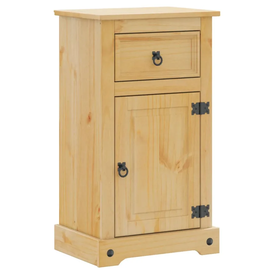 Armoire de salle de bain Corona 45x33x80 cm bois de pin massif - 2