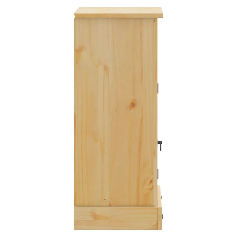 Armoire de salle de bain Corona 45x33x80 cm bois de pin massif - 6