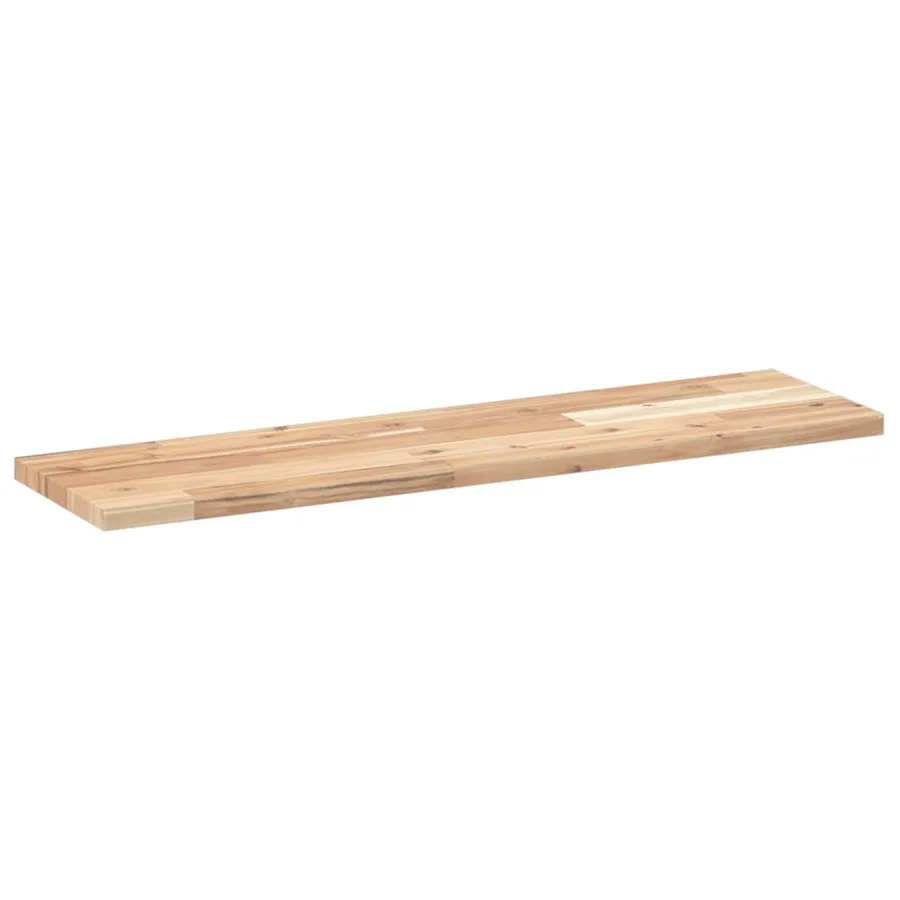 Étagères flottantes 3 pcs 100x20x2 cm acacia massif non traité - 6