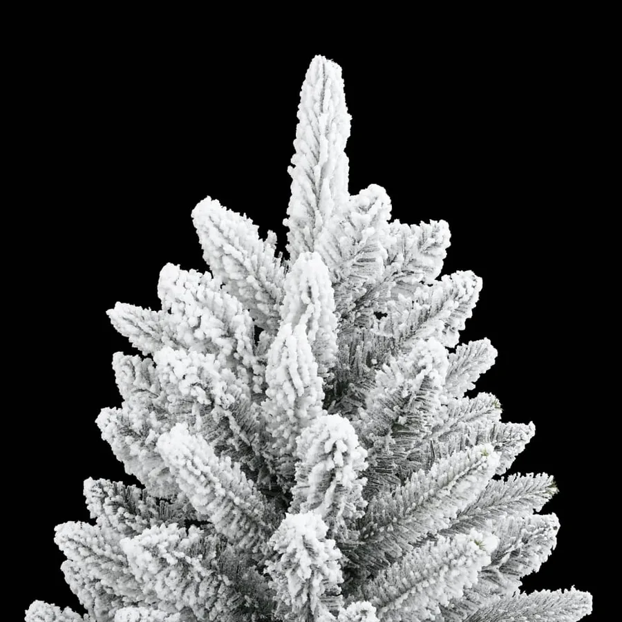 Sapin de Noël artificiel avec neige floquée 150 cm PVC et PE - 3