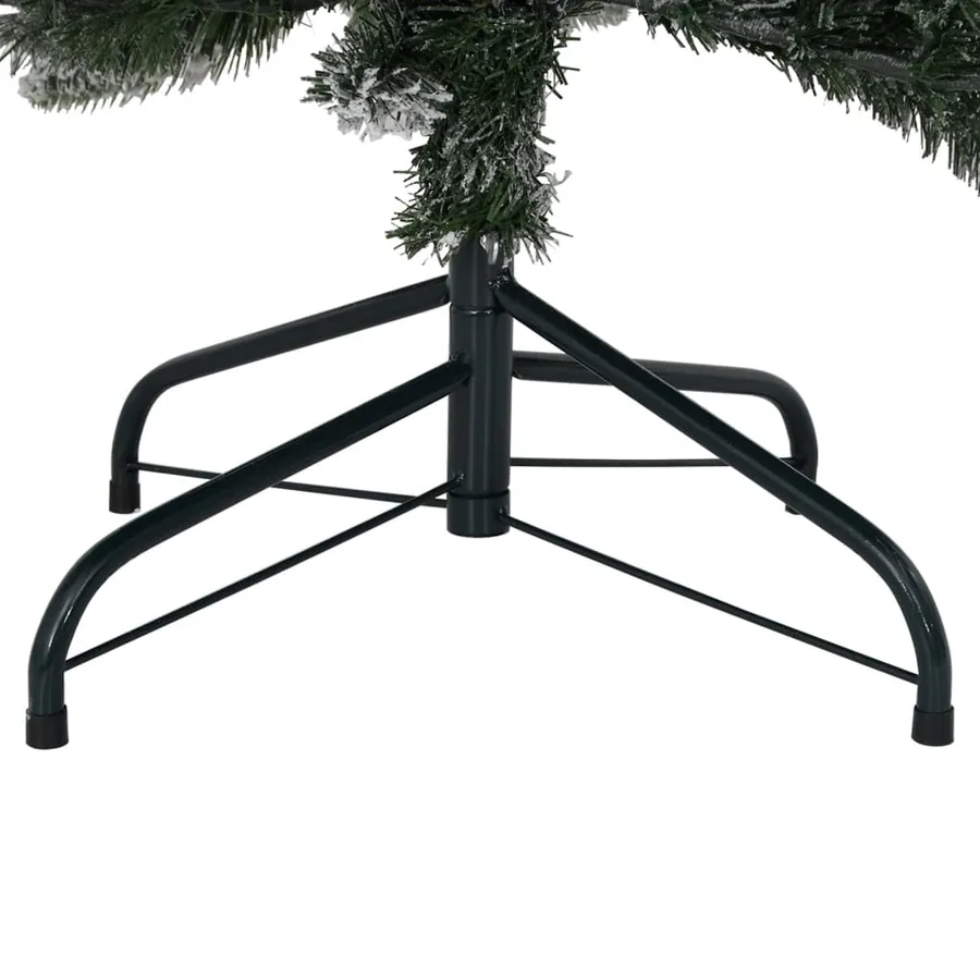 Sapin de Noël artificiel avec neige floquée 150 cm PVC et PE - 5