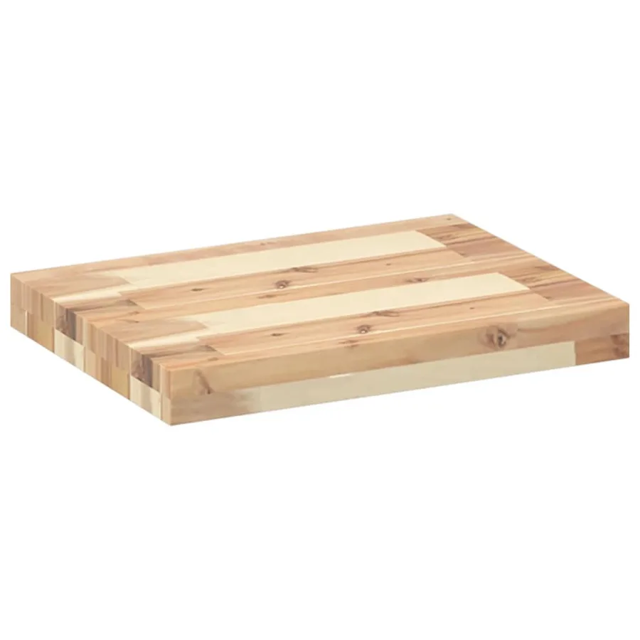 Étagères flottantes 4 pcs 60x30x4 cm acacia massif non traité - 3