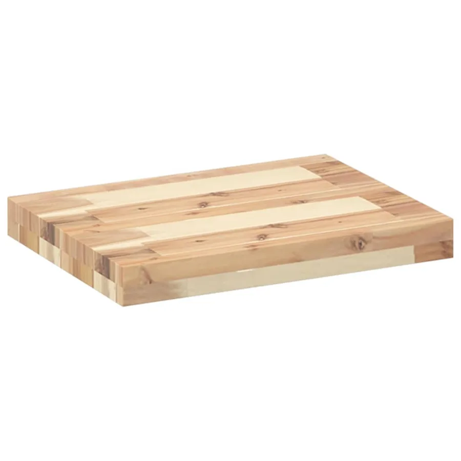 Étagères flottantes 4 pcs 60x30x4 cm acacia massif non traité - 6