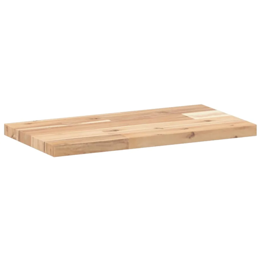 Étagères flottantes 4 pcs 60x20x2 cm acacia massif non traité - 6