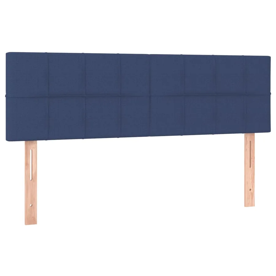 Têtes de lit Bleu 144x5x78/88 cm Tissu - 2