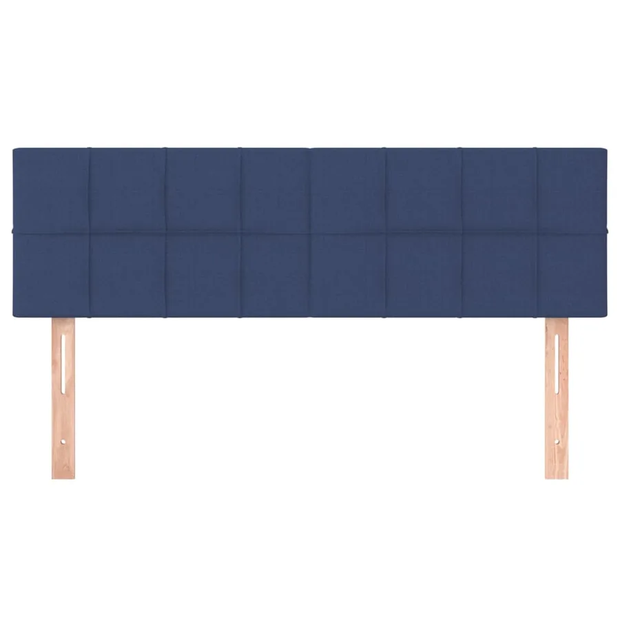 Têtes de lit Bleu 144x5x78/88 cm Tissu - 3
