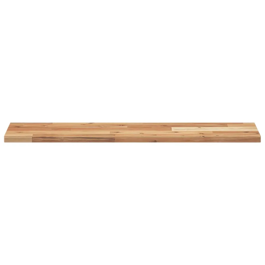 Étagère flottante 80x20x2 cm acacia massif finition à l'huile - 4